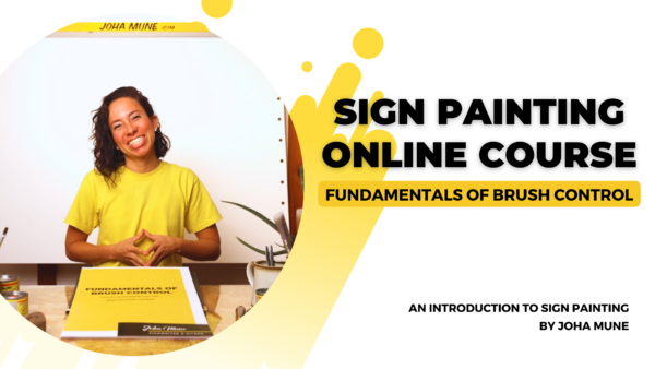 Sign Painting Introduction Online Course